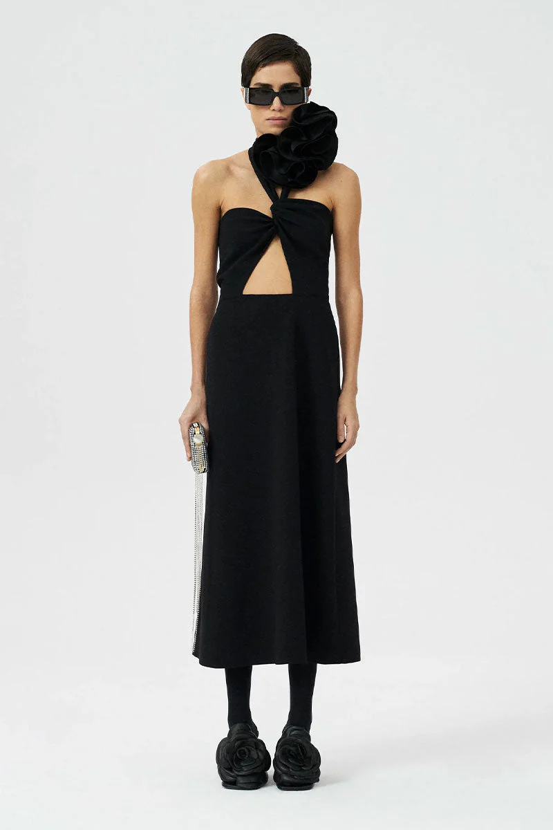Black Halter Dress - Image 2