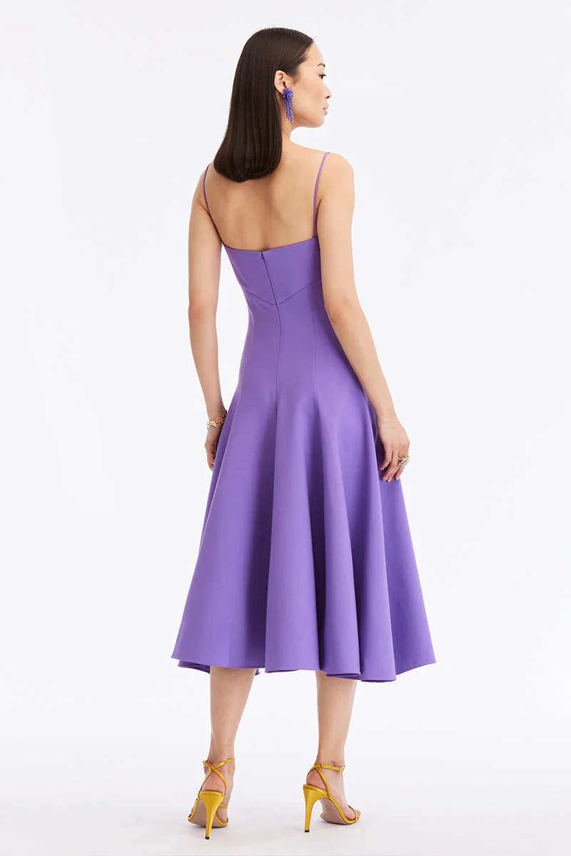 Cowl Neck Midi Dress - Image 3