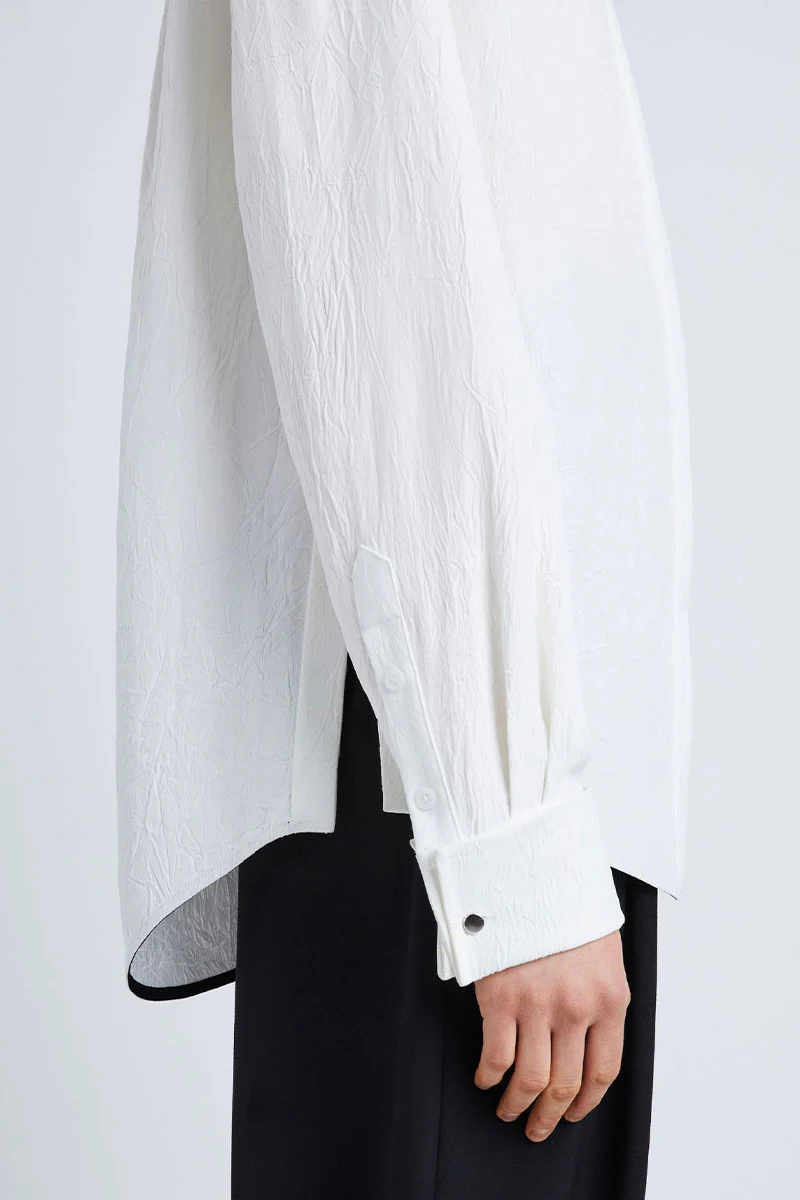 Crushed Matte Satin Shirt - Image 3