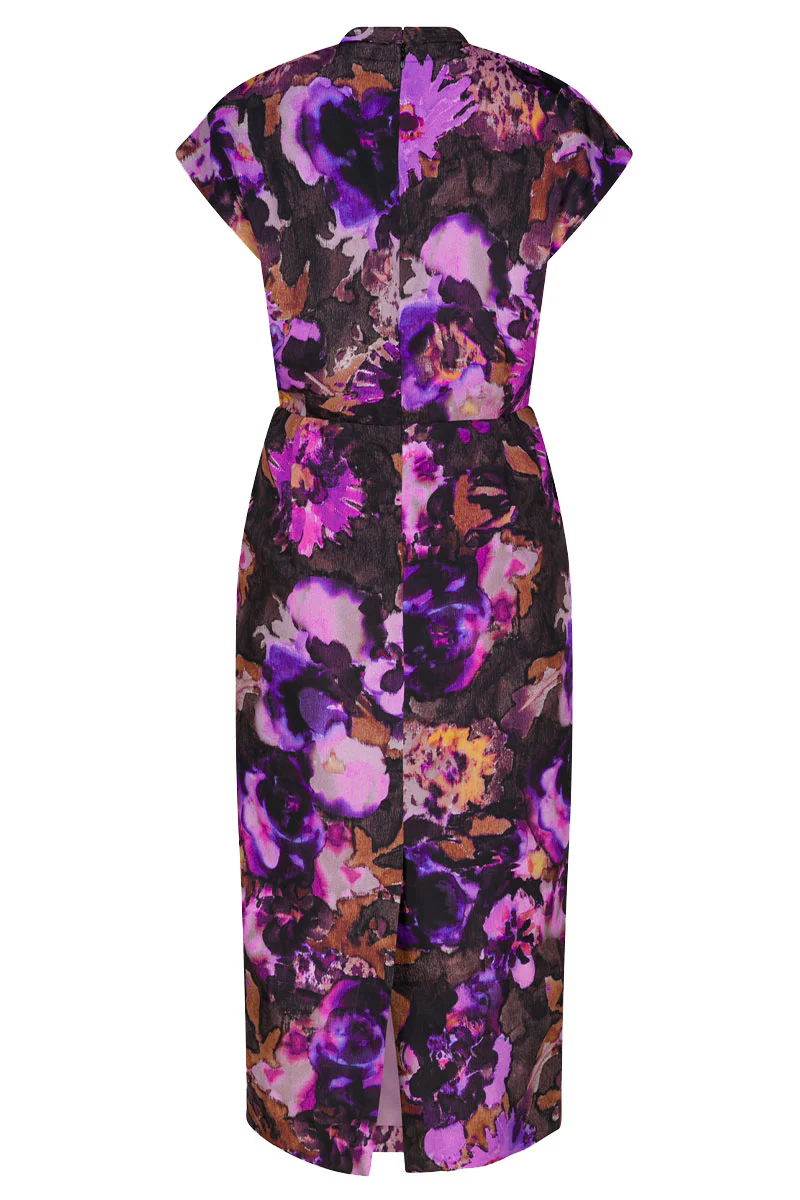 Dormos Ink Flower Dress - Image 3