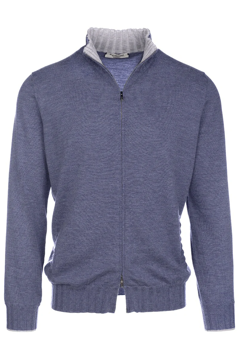 Duvet Cashmere Zip Sweater