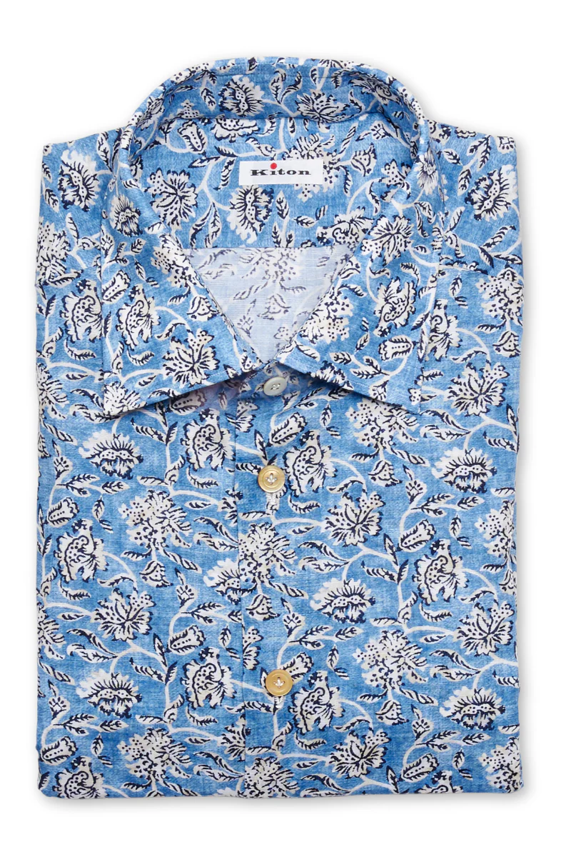 Floral Print Sport Shirt