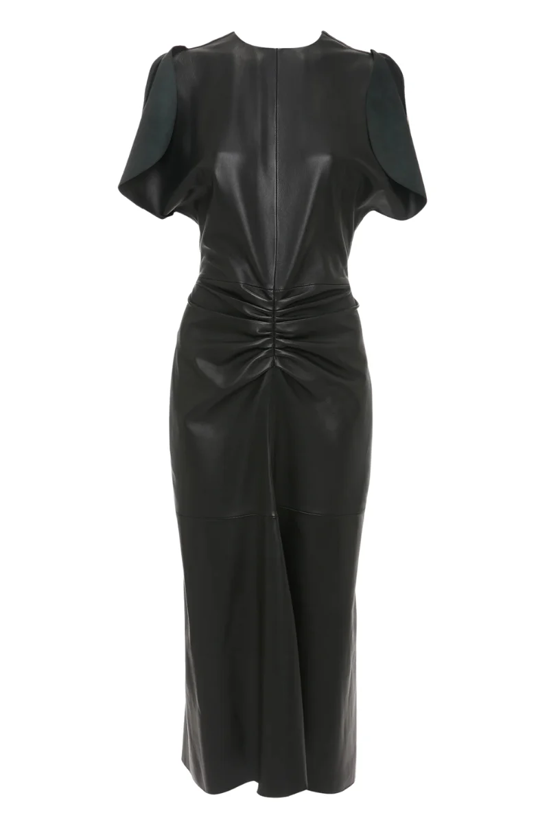 Gathered Waist Midi Dress - Image 5