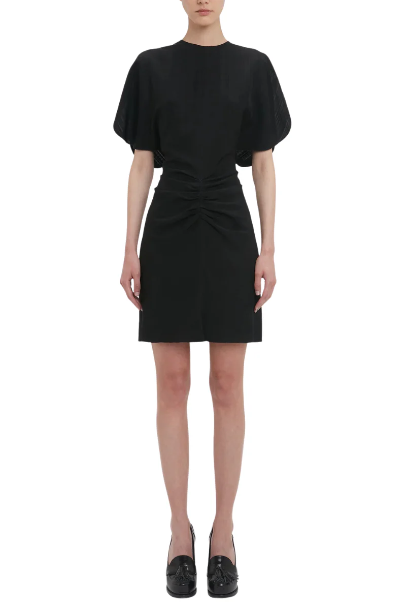 Gathered Waist Mini Dress - Image 6