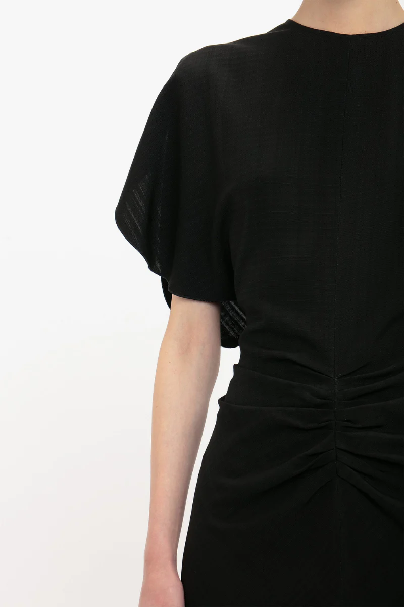 Gathered Waist Mini Dress - Image 9