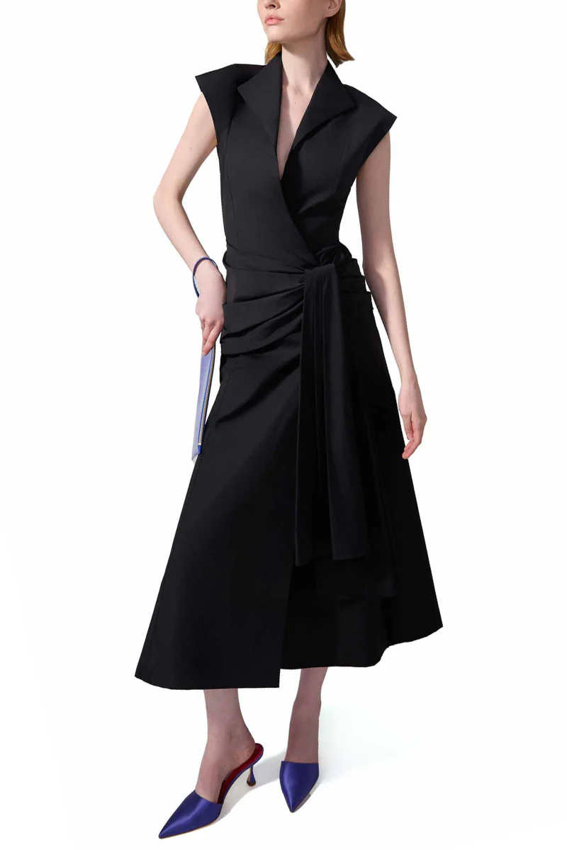 Sleeveless Wrap Dress
