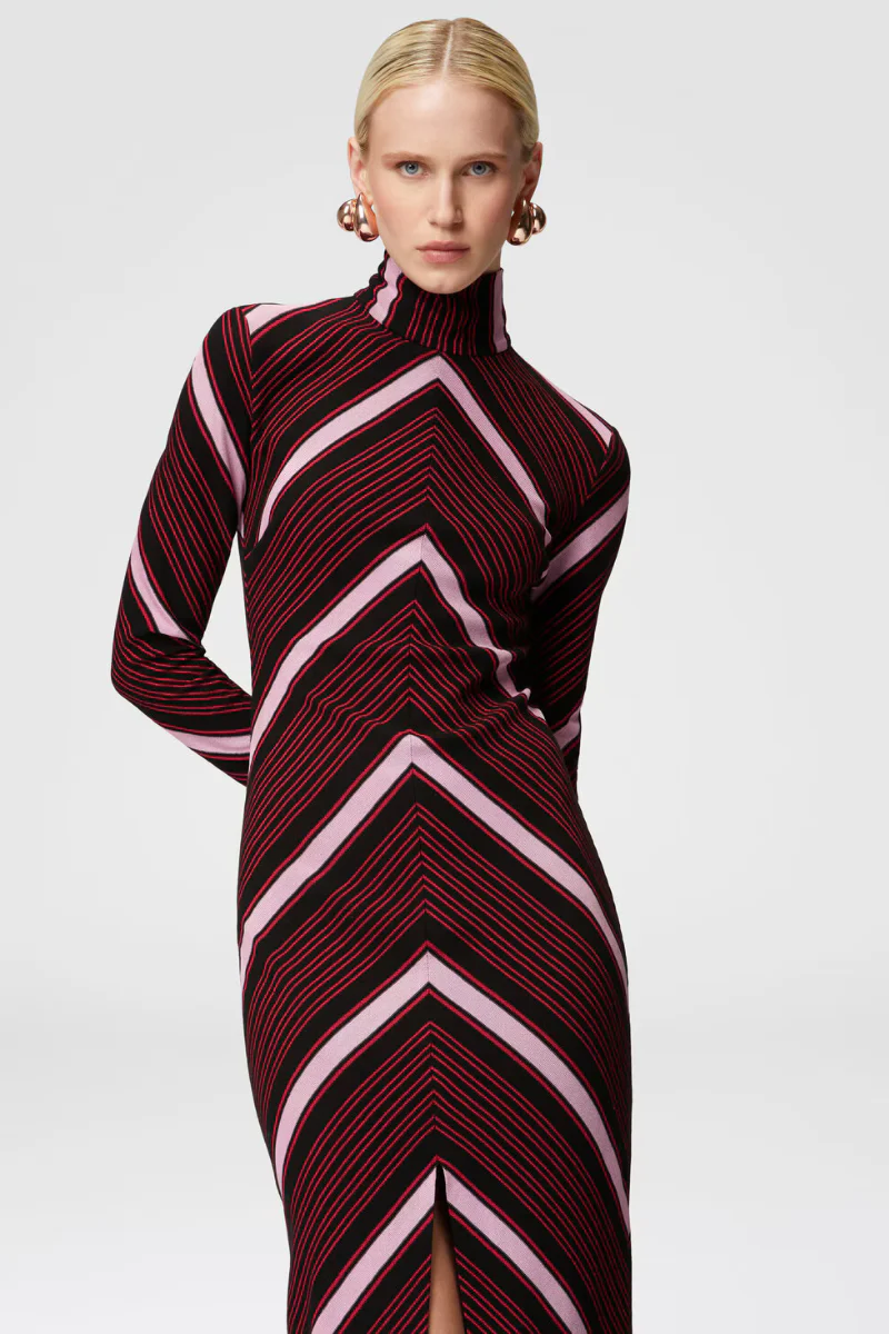 Long Turtleneck Dress - Image 3