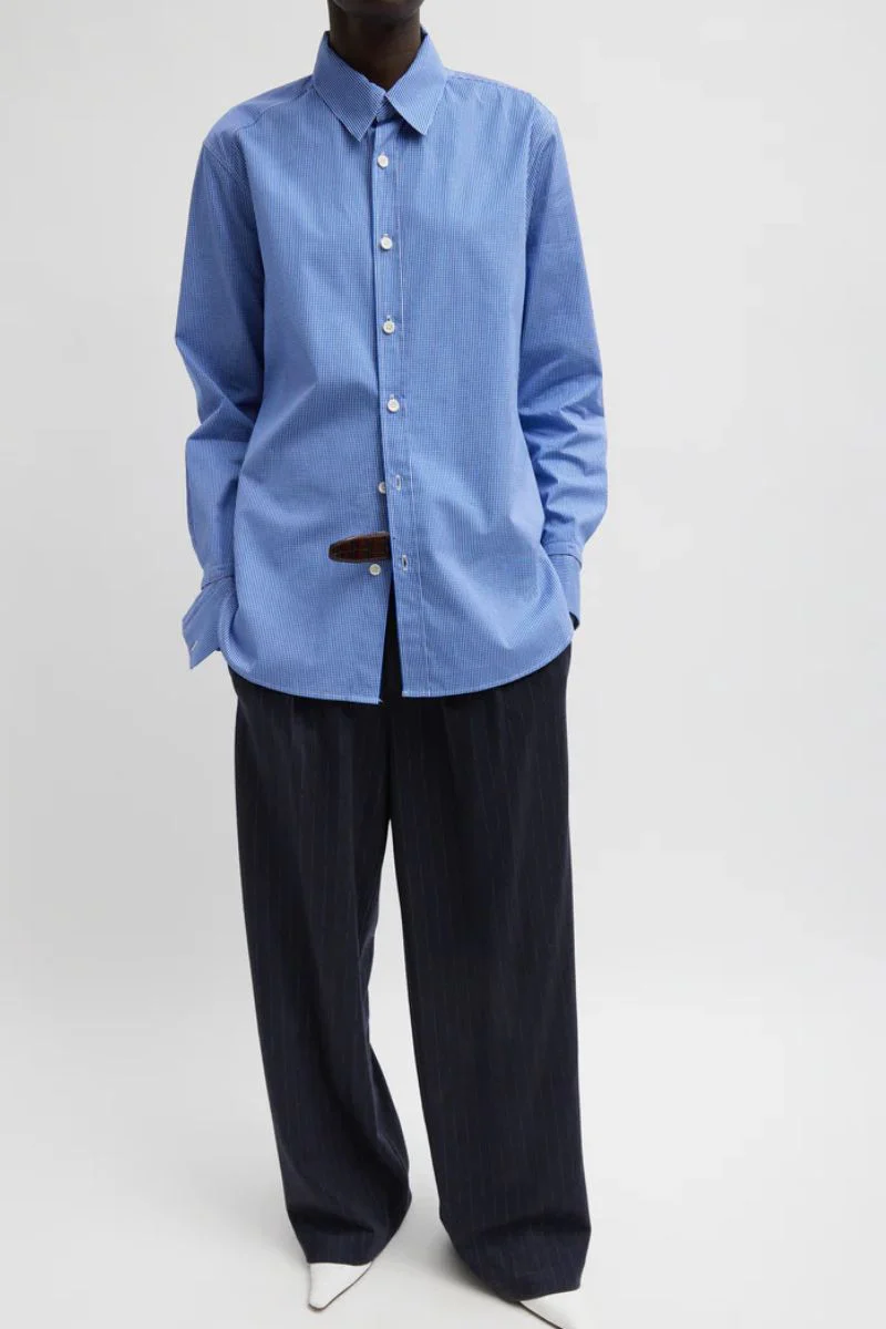 Mini Check Slim Shirt - Image 3