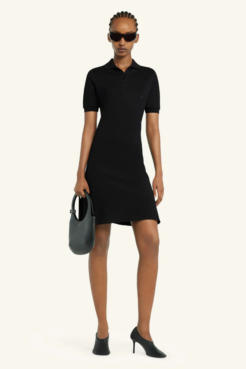 Mini Piquè Polo Dress - Image 2