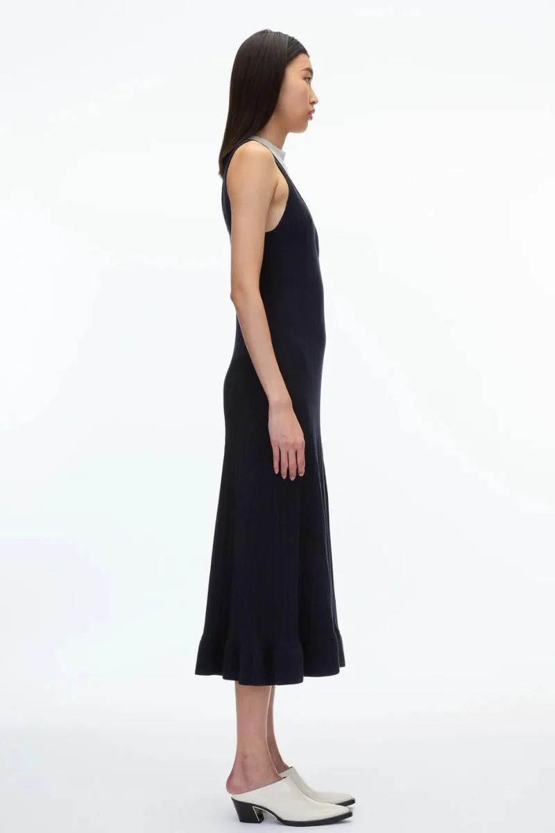 Mockneck Midi Knit Dress - Image 3
