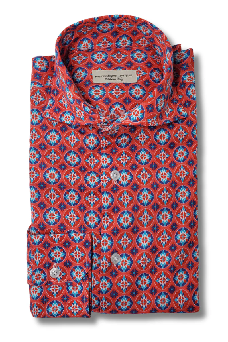 Red Medallion Sport Shirt