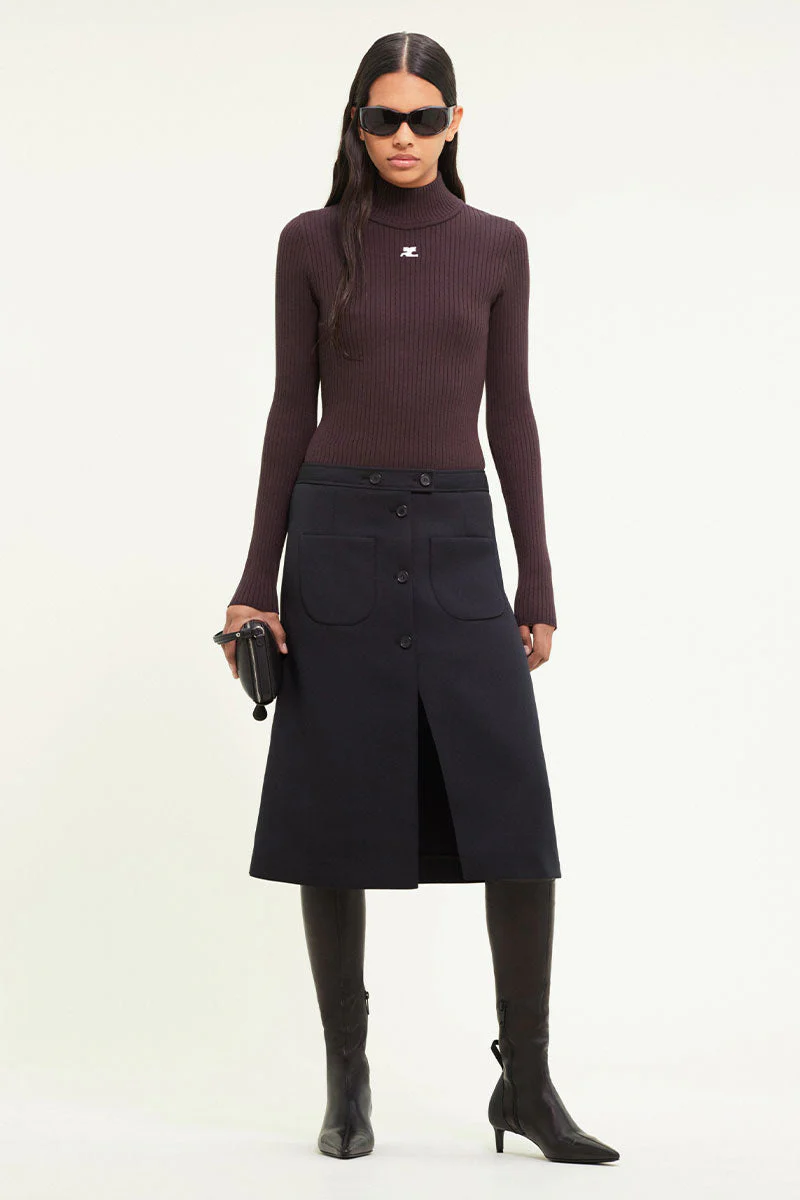Reedition Mockneck Rib Sweater - Image 2