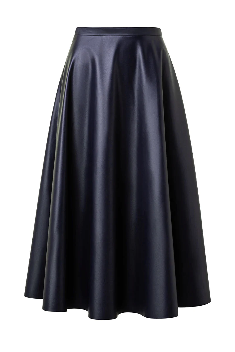 Vegan Leather Skirt - Image 3